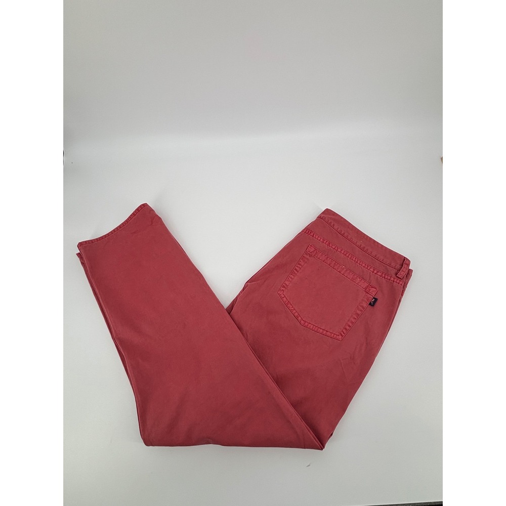 Vineyard Vines Mens 36x30 Red Cotton 5-Pocket Straight Leg Pants 1P1244